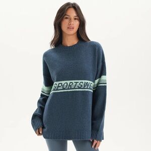 SET Active Studio Knit Crewneck Medium